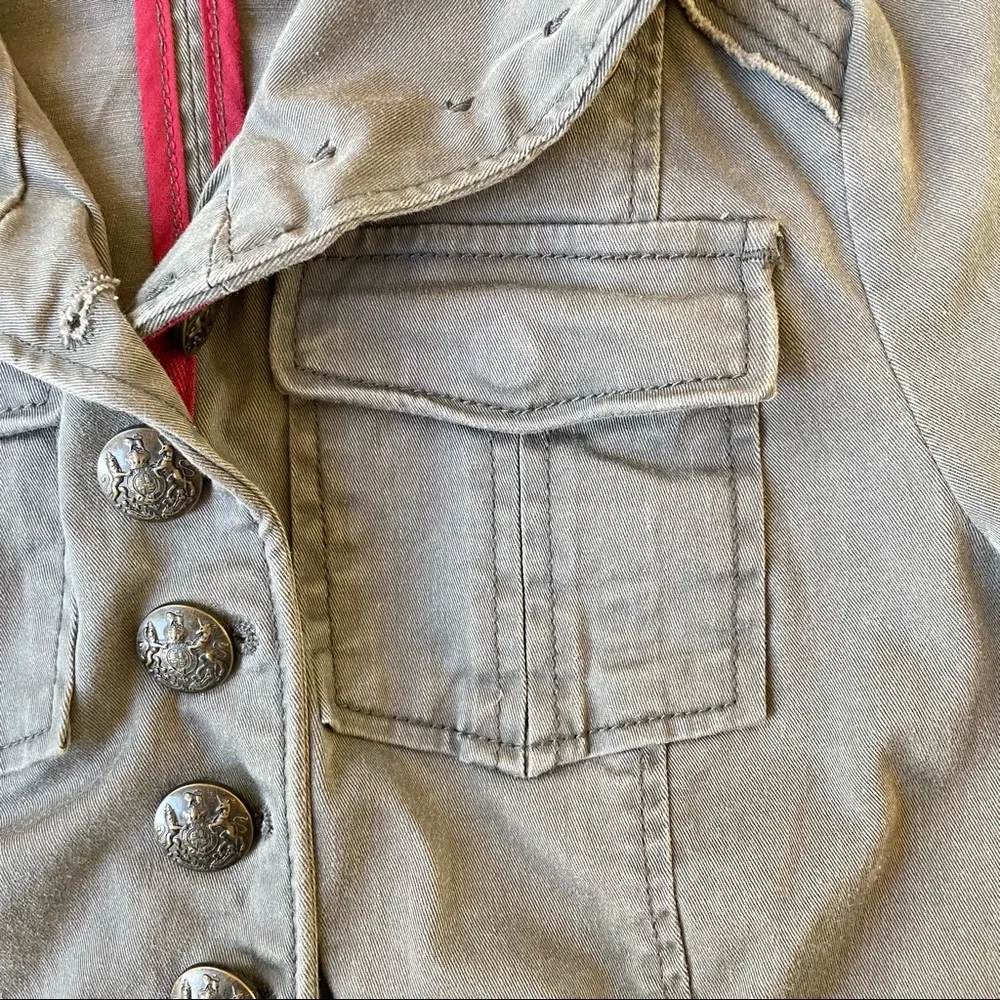 Free People Shrunken Officer Military Jacket - Picture 10 of 14